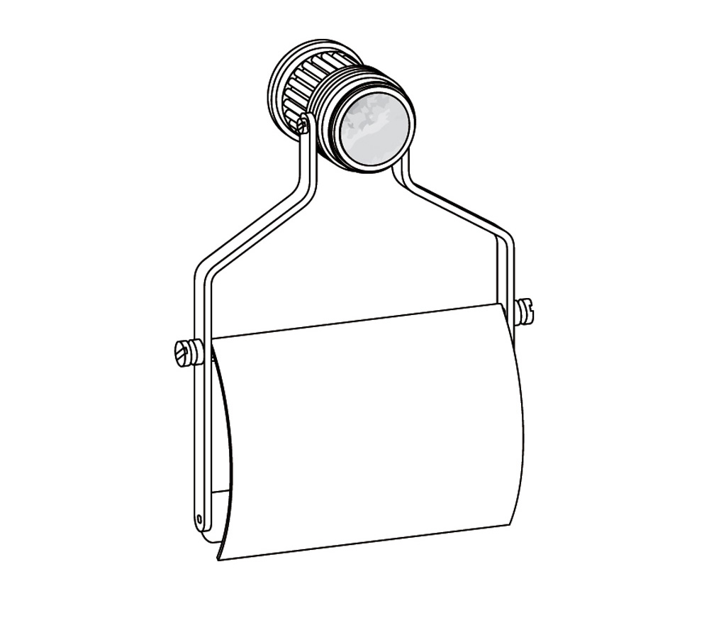 S92-503 Wall mounted toilet roll holder