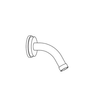2W120 Wall mounted shower arm