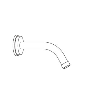 2W170 Wall mounted shower arm