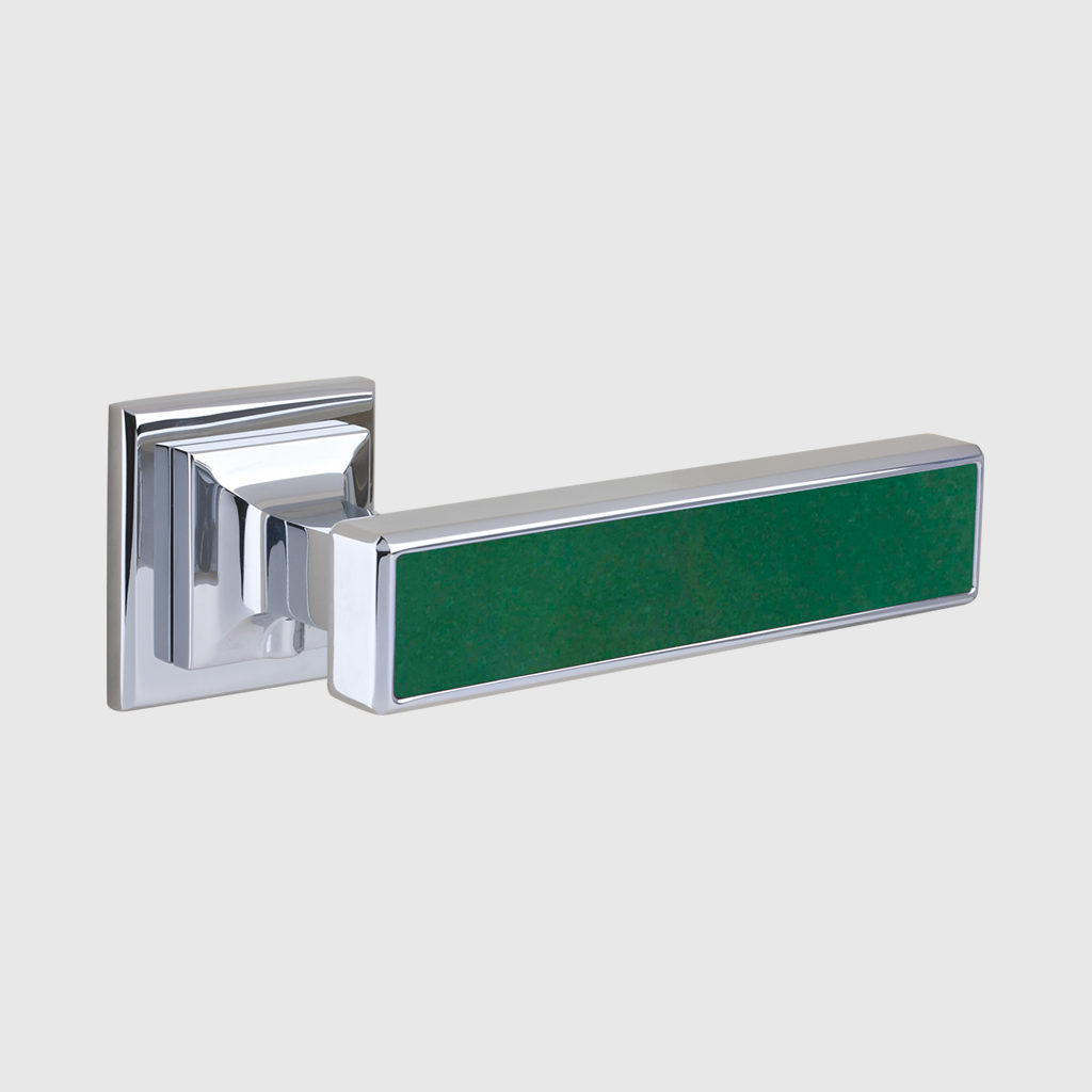 H078 Square luxe green aventurine