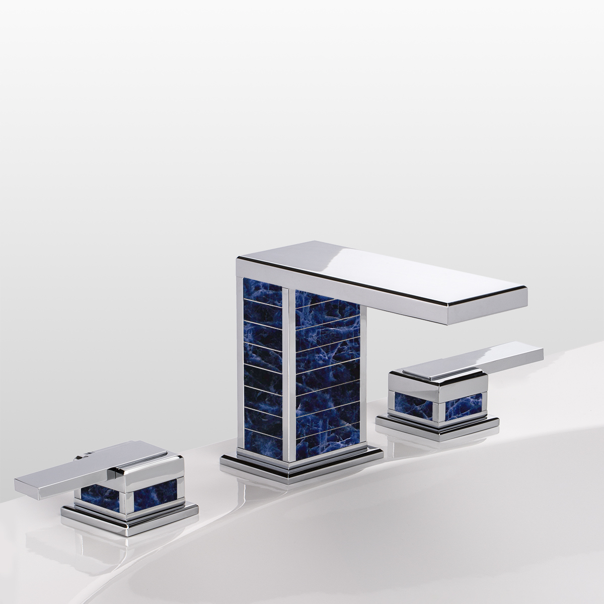 S51 SQUARE LUXE à manettes SODALITE bleue
