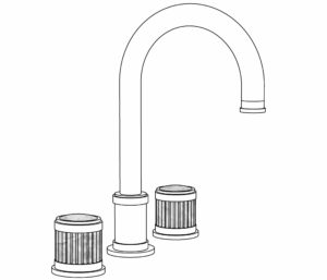 1302 Mélangeur de lavabo 3 trous (v2)