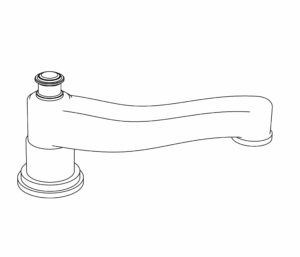 3S3L Bec de bain sur gorge bas